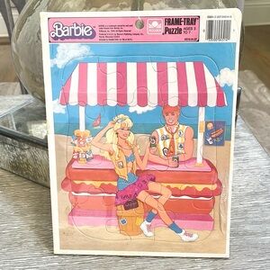 Vintage Barbie Frame-Tray Puzzle